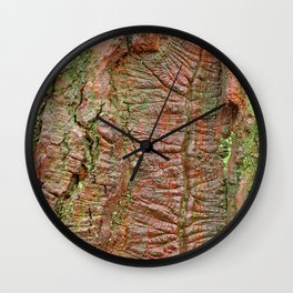 Mossy Wood Rifts Wall Clock