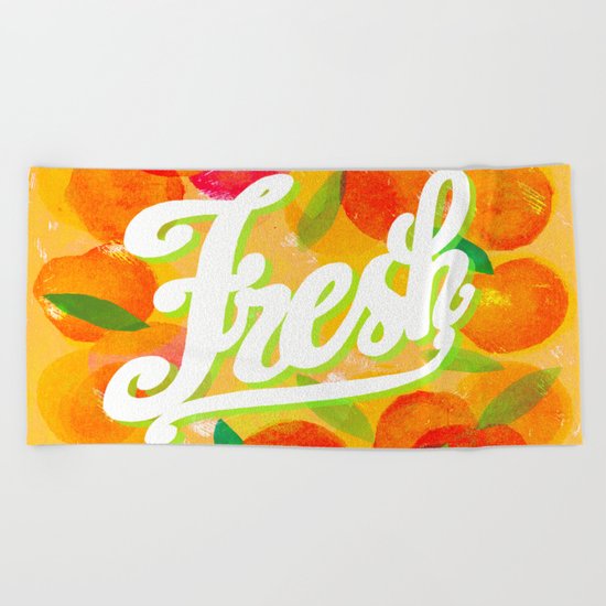 freshly hot Beach Towel