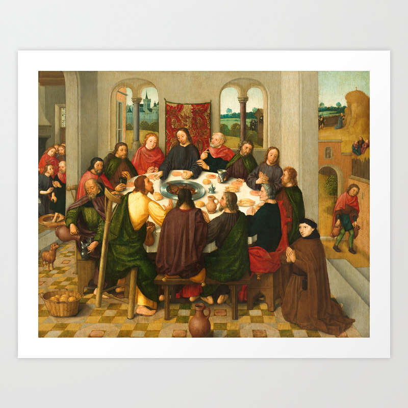 The Last Supper 15th Century Painting Art Print By