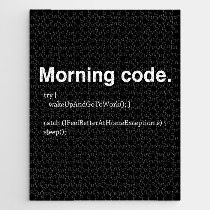 Morning Code Jigsaw Puzzle