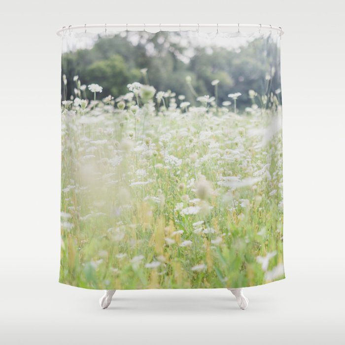 In a Field of Wildflowers Shower Curtain