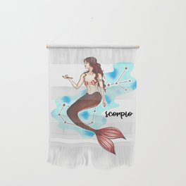 Scorpio Mermaid Wall Hanging