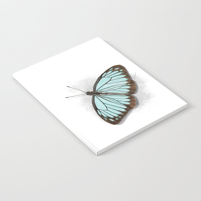 Indian wanderer butterfly scientific illustration art print Notebook