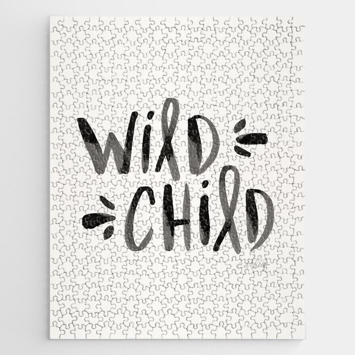 Wild Child – Black Jigsaw Puzzle