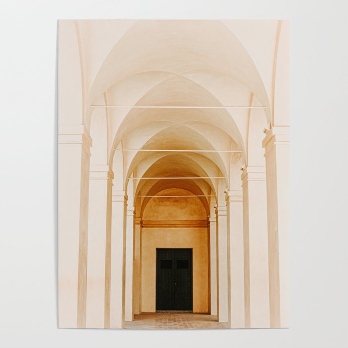Symmetrical Peach Arches . Sevilla, Spain Poster
