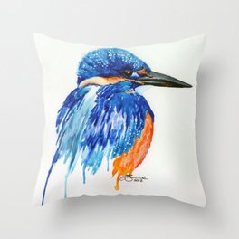 Kingfisher Throw Pillow