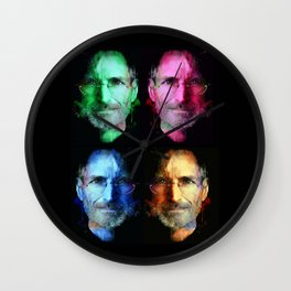Steve Jobs Wall Clock