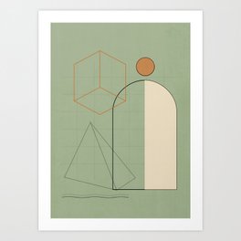 Geometric Shapes 6 Art Print