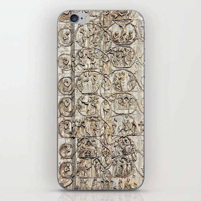 Orvieto Cathedral Facade Reliefs Mosaics iPhone Skin