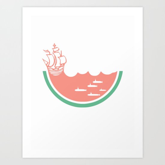 Watermelon Art Print