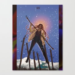 Seven of Wands Canvas Print