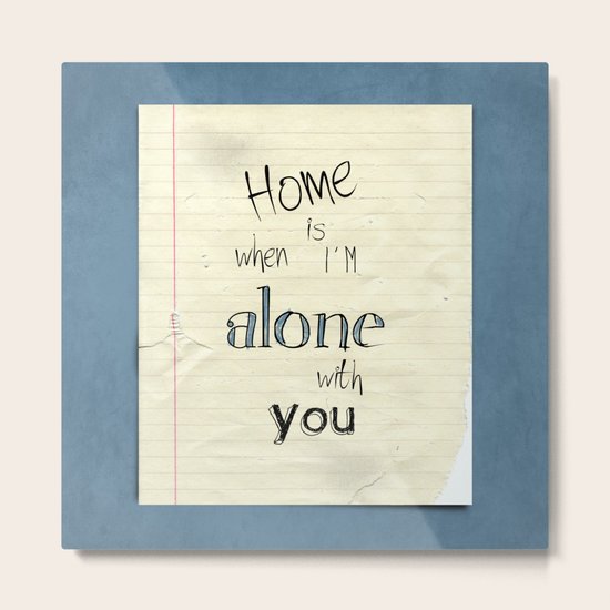 Home Metal Print