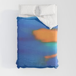 Blue abstract Duvet Cover