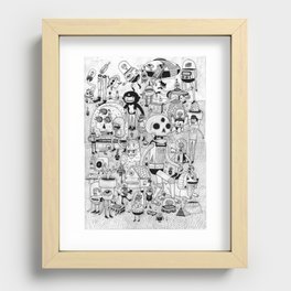 US AND THEM  Recessed Framed Print