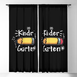 Kindergarten Pencil Blackout Curtain