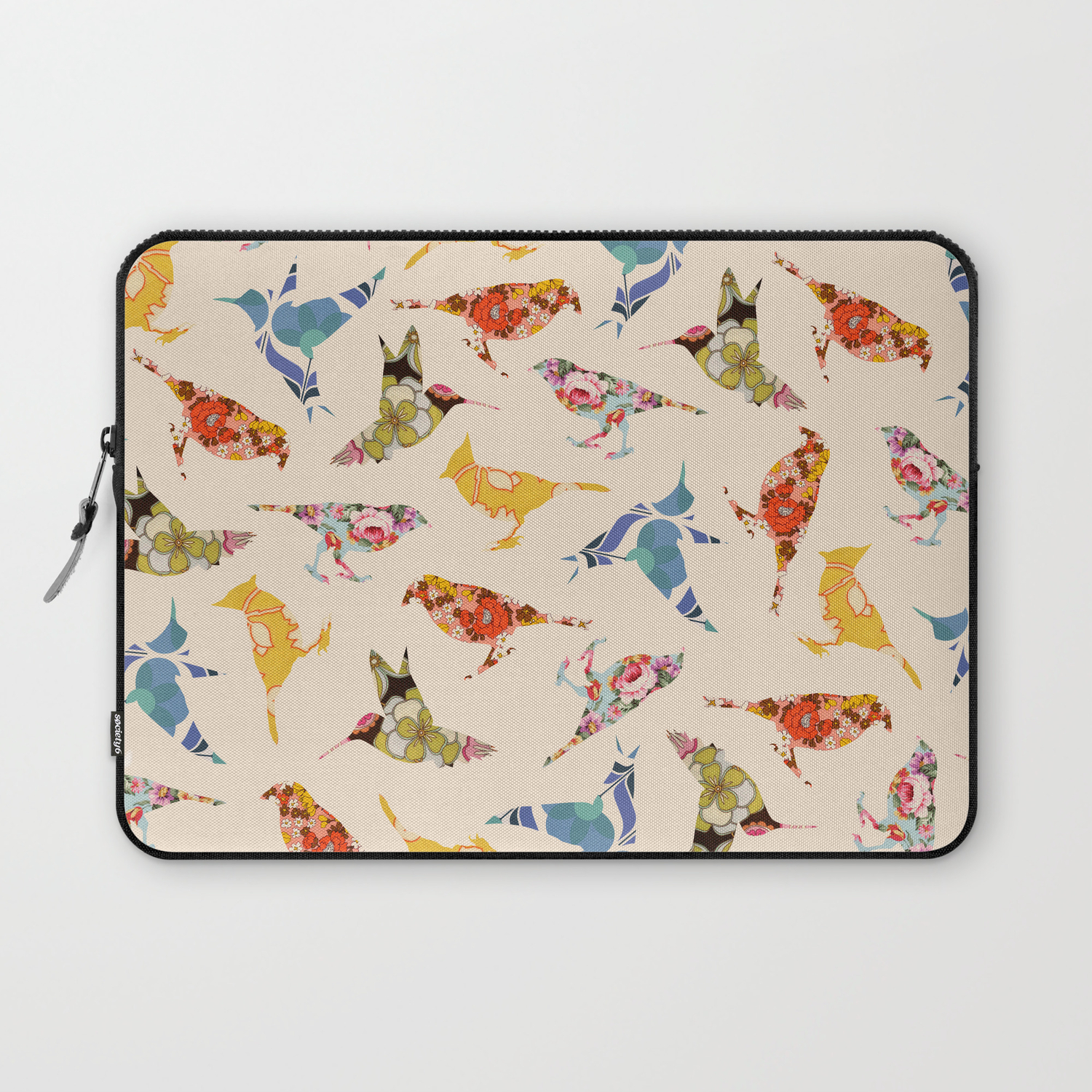 Vintage Wallpaper Birds Laptop Sleeve By Notsniw Society6 Vintage Wallpaper Birds Laptop Sleeve By Notsniw Society6