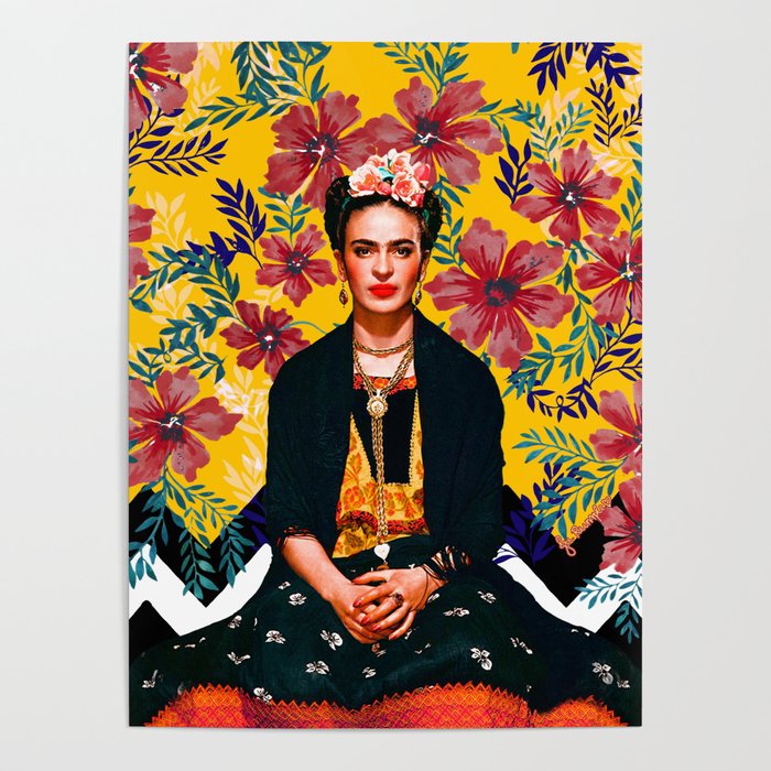 Frida Tropical Poster