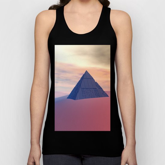 Ancient Pyramid In Desert Unisex Tank Top