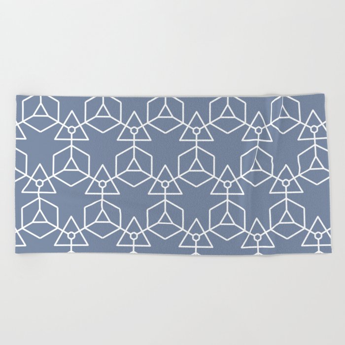 Shapes Towel - Blue