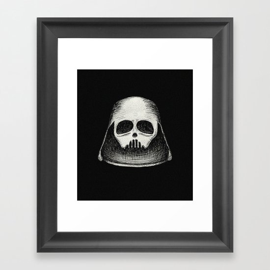 Death Vader Framed Art Print