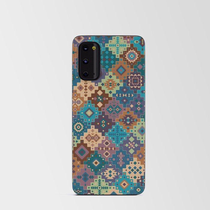 ethnic geometric ornament. boho style Android Card Case