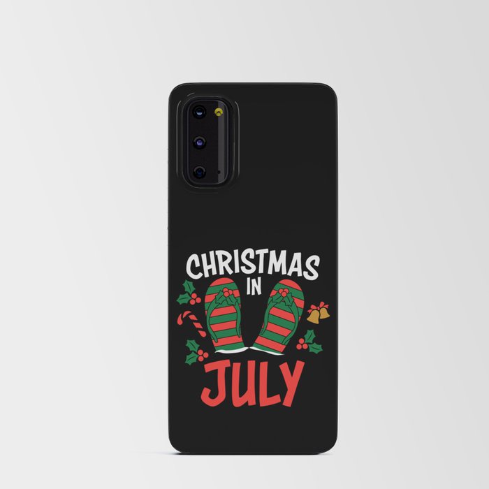 Christmas In July Flip Flops Android Card Case