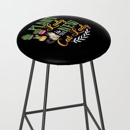 Catcus Cactus Cat Succulent Plant Kitten Flower Bar Stool