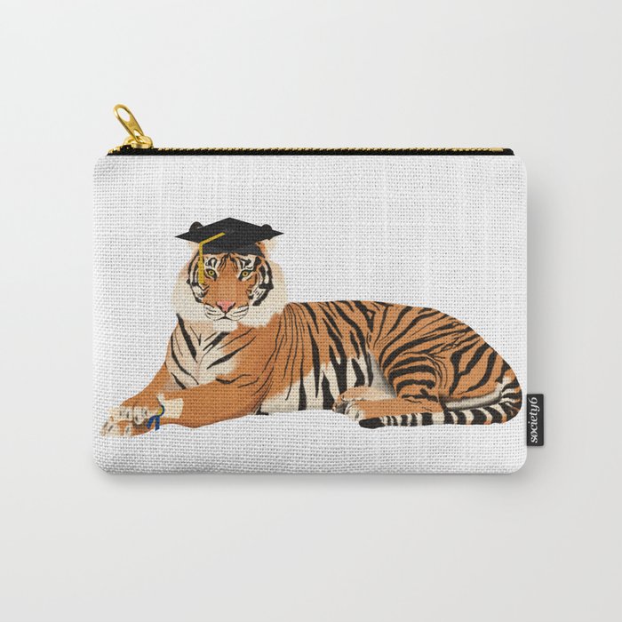 Graduation Tiger Carry-All Pouch