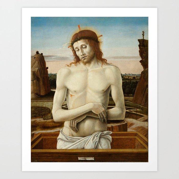 Imago Pietatis By Giovanni Bellini Art Print By Vintage Wall Art Society6