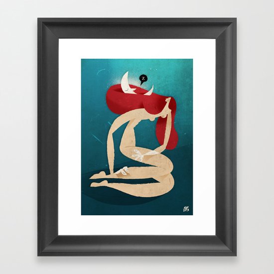 Luna Rossa Framed Art Print
