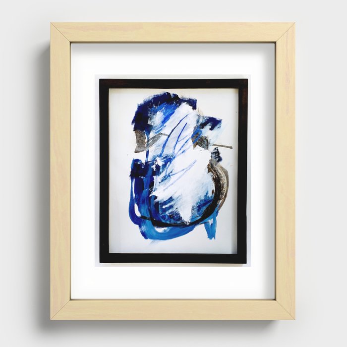 Blue whip Recessed Framed Print