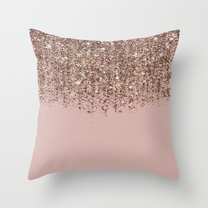 rose gold pillows for bed