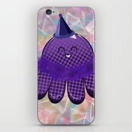 Partying octopus iPhone Skin