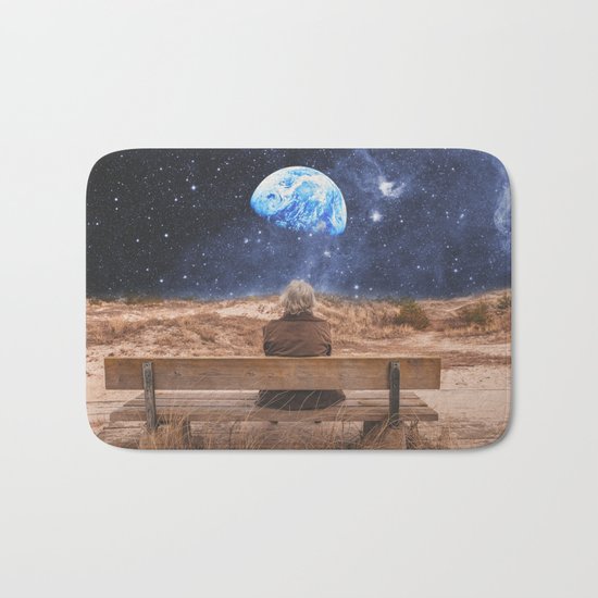 PLANET EARTH, THE UNIVERSE AND I Bath Mat