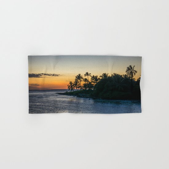 tropical island Hand & Bath Towel