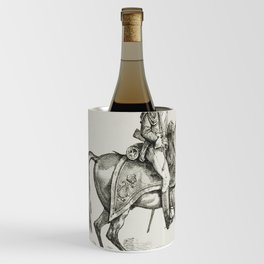 Carle Vernet - Royal Guard, Norman Mounted Dragoon And Horse, No. 5, First Limoges Horse (c. 1818) Wine Chiller