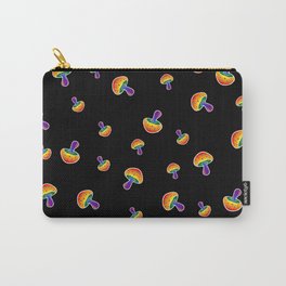LGBTQIA Rainbow Pride Mushroom Carry-All Pouch