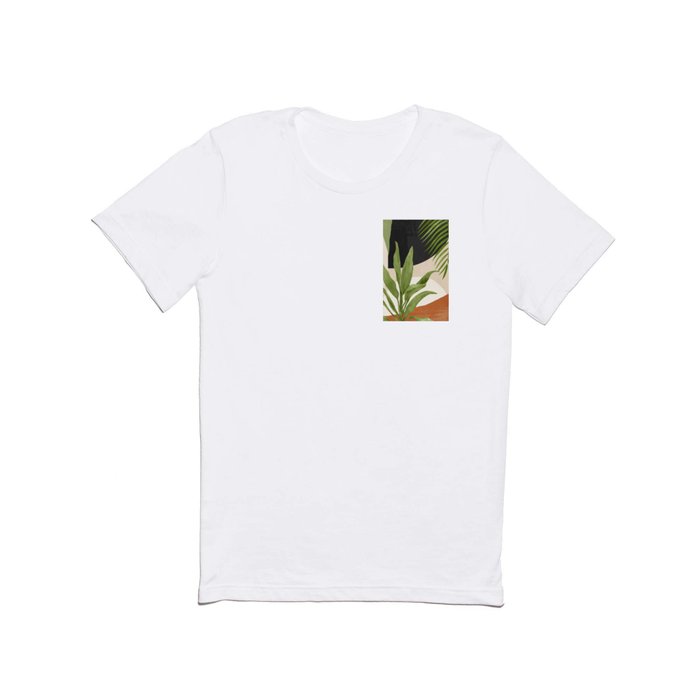 Abstract Art Tropical Leaf 11 T Shirt