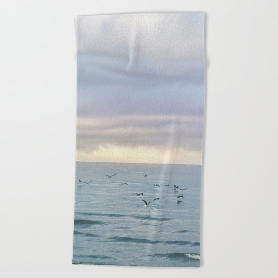 The Seagulls 5 Beach Towel