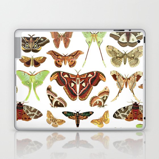 Moths Laptop & iPad Skin