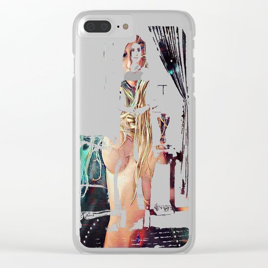 Grid Clear iPhone Case