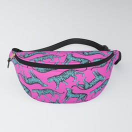 Tigers (Magenta and Blue) Fanny Pack