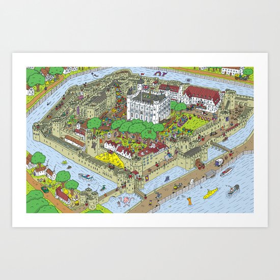 Tower of London Art Print