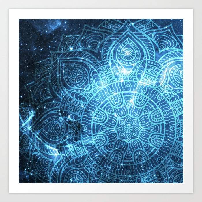 Space Mandala 8 Art Print By Mantramandala