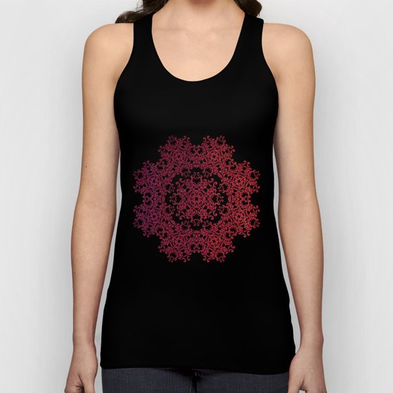 Playing with a lace - dresser from Grandma Unisex Tank Top