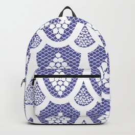 Palm Springs Retro Periwinkle Lace Backpack