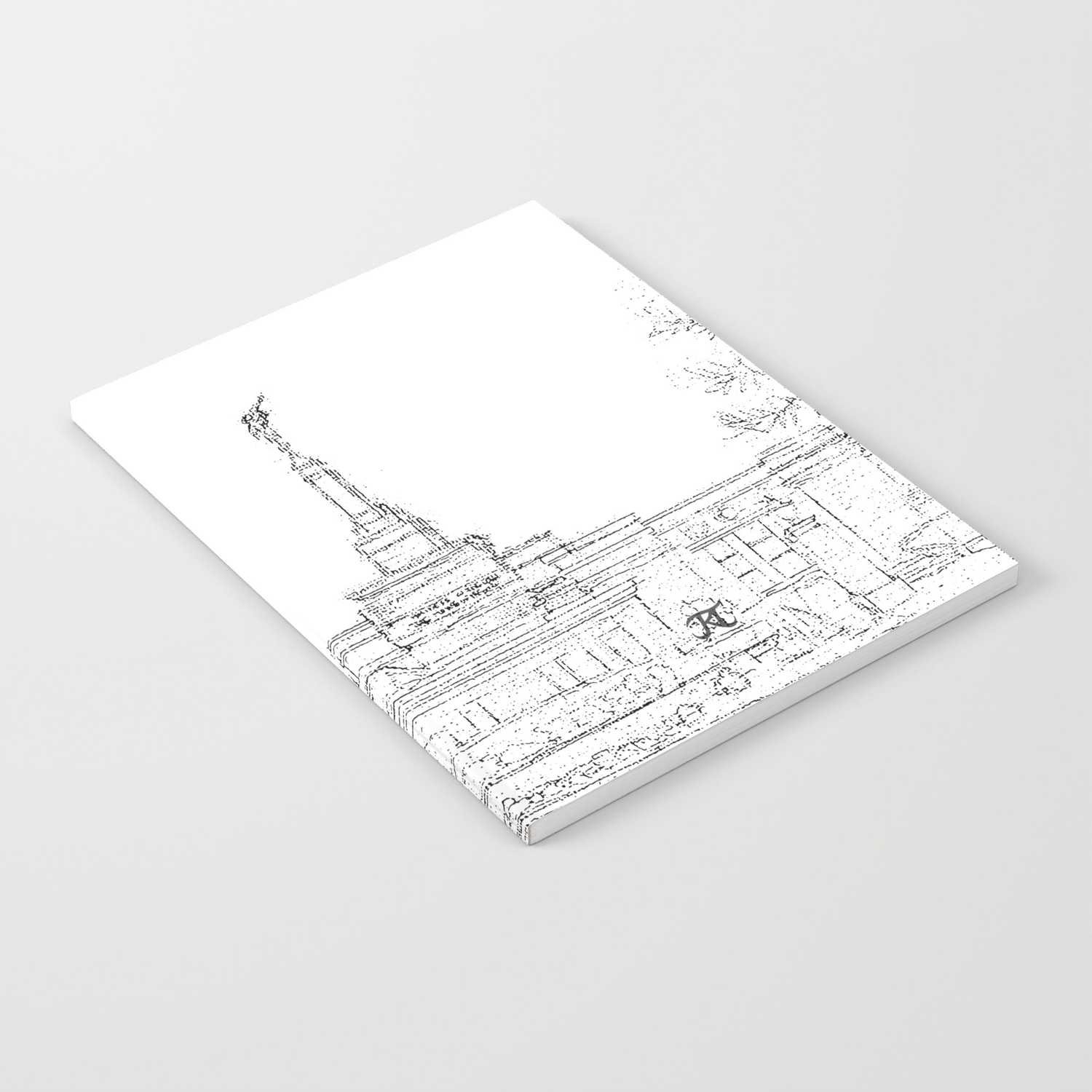Reno Nevada Lds Temple Sketch Notebook By Bekablo Society6