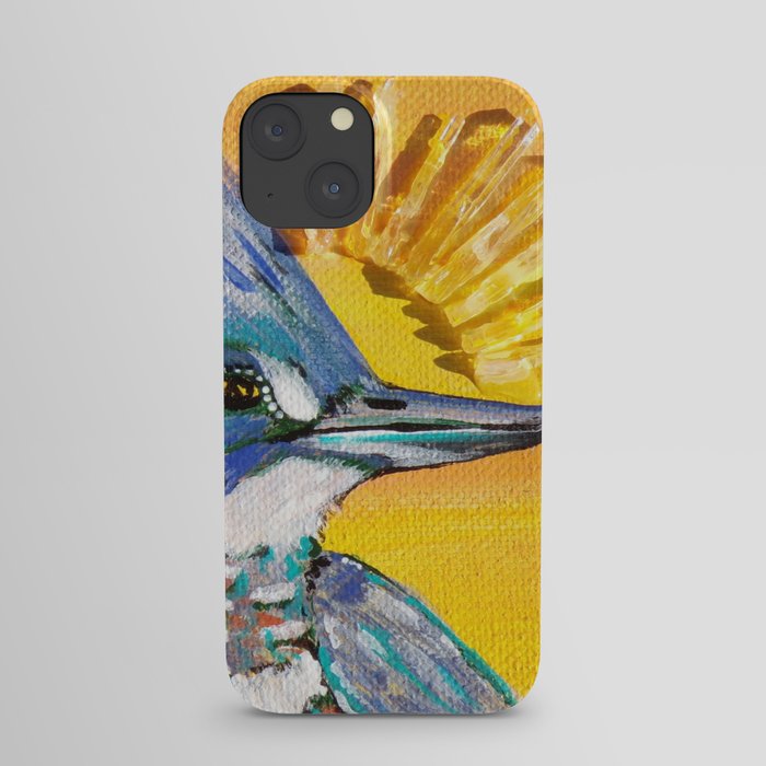 Kingfisher's crown iPhone Case