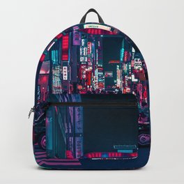 Cyberpunk Tokyo Street Backpack