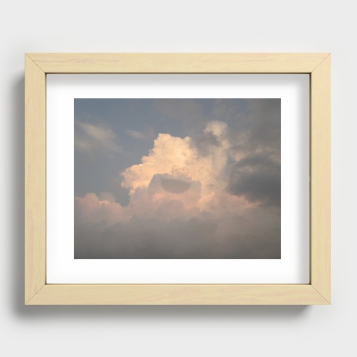 Cloud Monster Recessed Framed Print